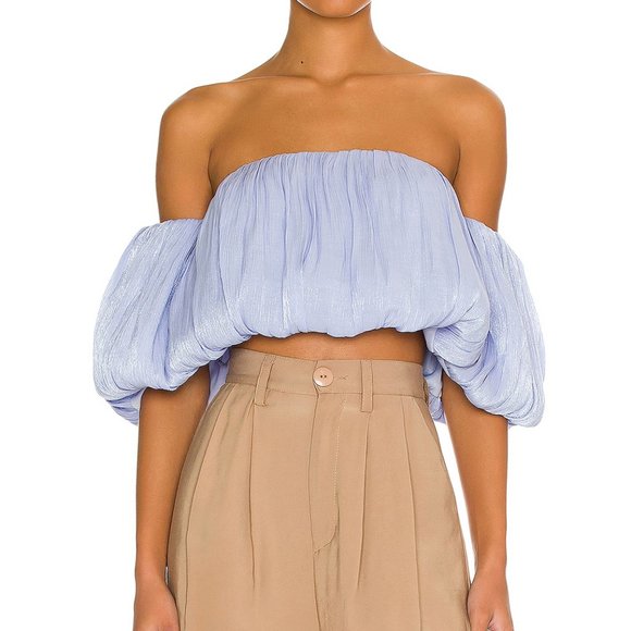 NWT Line & Dot Audrey Off The Shoulder Blouse - Picture 1 of 4
